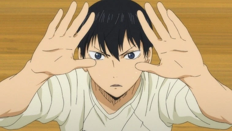 A precisão de Kageyama integra a combinação ofensiva com Hinata.