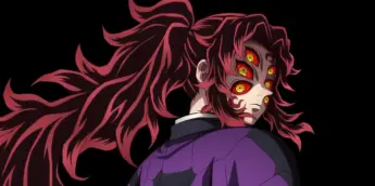 Kokushibo em arte oficial de Demon Slayer: Castelo Infinito