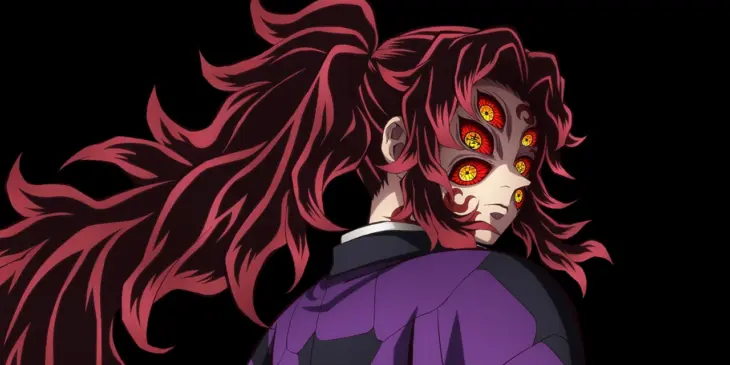 Kokushibo em arte oficial de Demon Slayer: Castelo Infinito