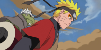 Naruto em Modo Sábio durante o arco de Pain