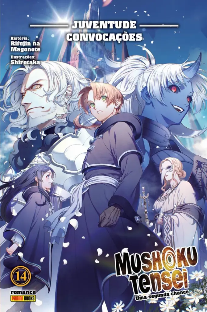 Capa da light novel Mushoku Tensei: Uma Segunda Chance 14