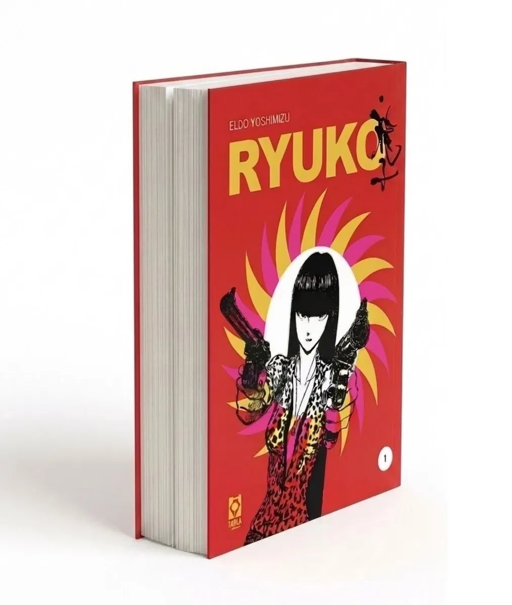 Livro Ryuko 1, de Eldo Yoshimizu, com a capa brasileira da Tábula