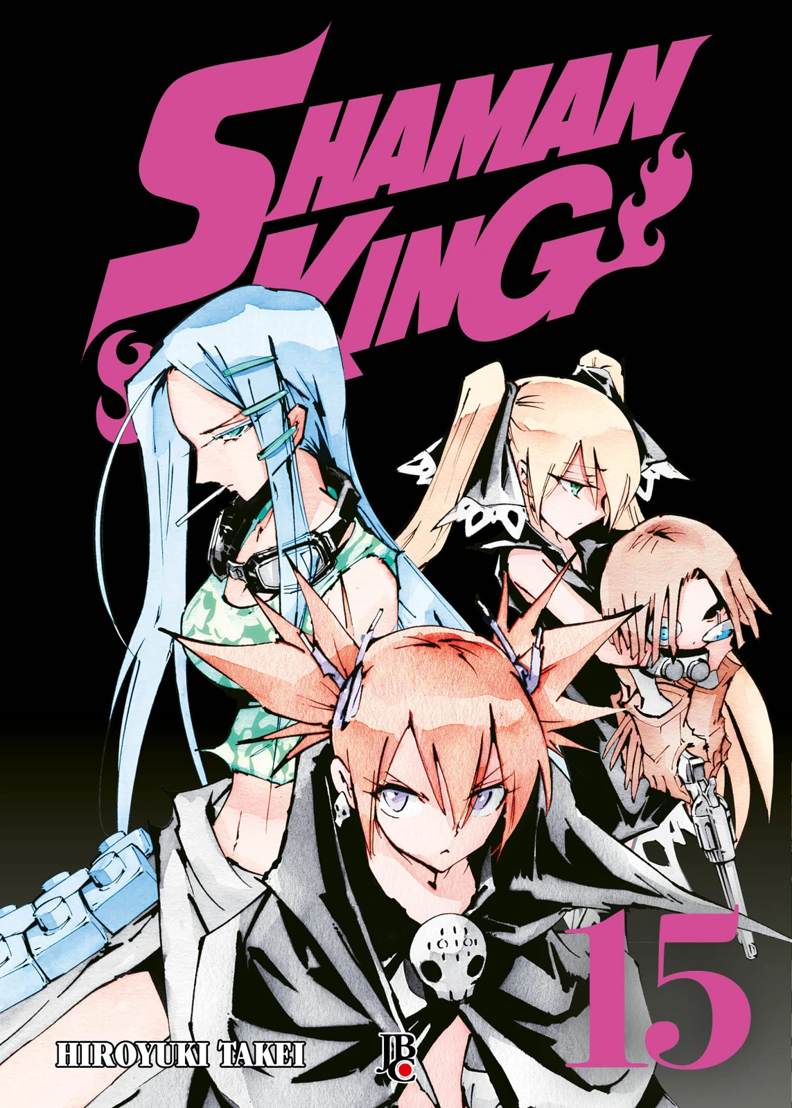 Capa do volume 15 da coleção brasileira Shaman King BIG