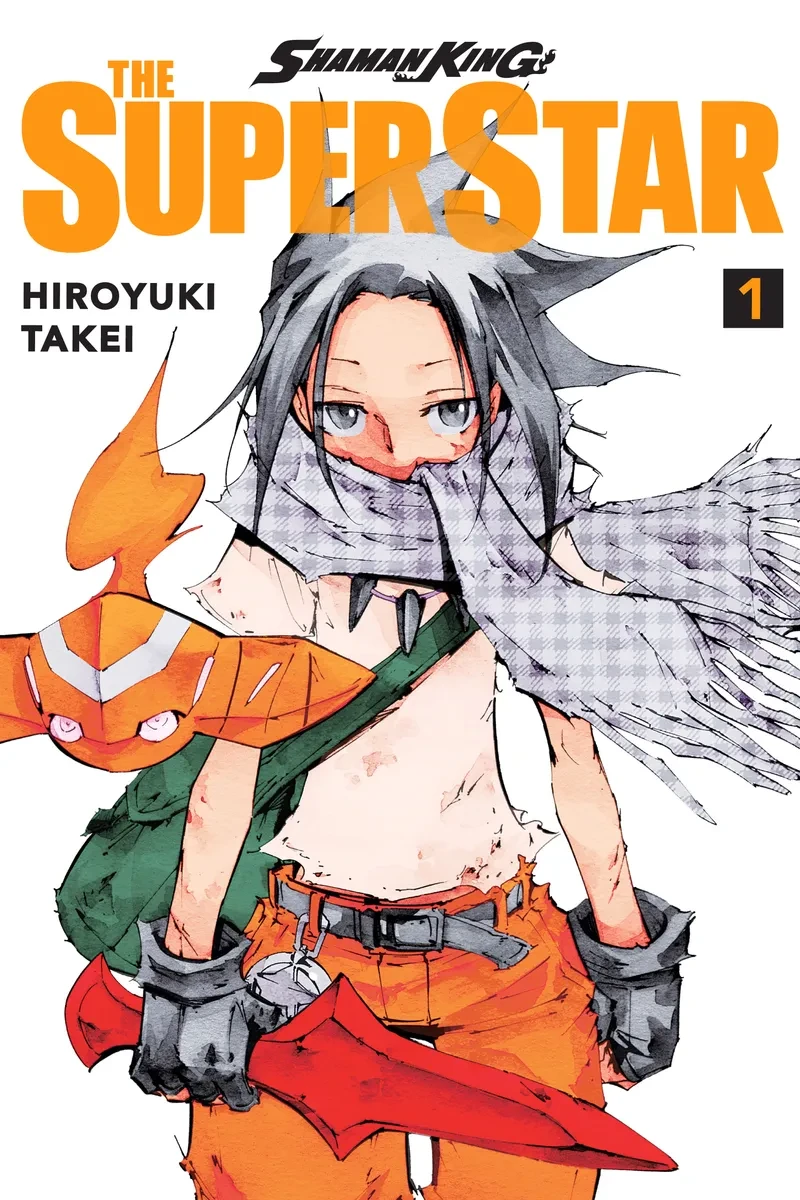 Capa em inglês do primeiro volume de Shaman King: The Super Star