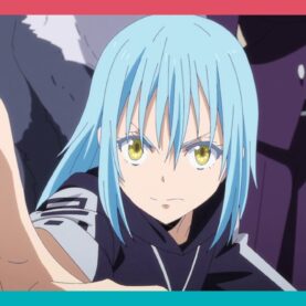 Rimuru ergue a mão em imagem promocional da segunda temporada de Tensura