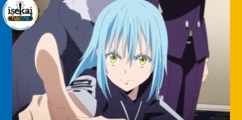Rimuru ergue a mão em imagem promocional da segunda temporada de Tensura