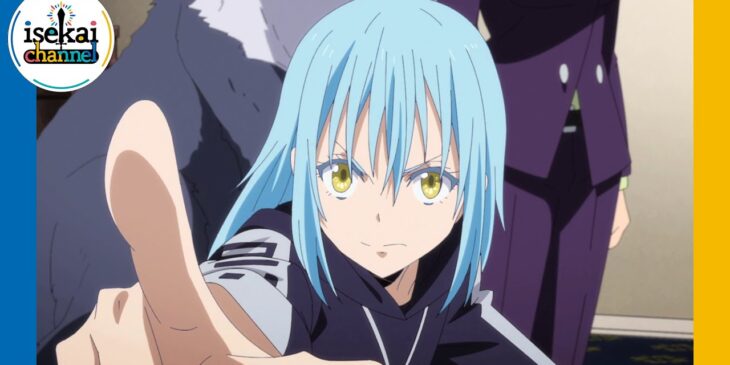 Rimuru ergue a mão em imagem promocional da segunda temporada de Tensura
