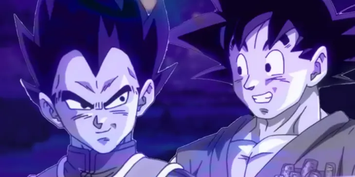 Vegeta e Goku lado a lado em Dragon Ball Super